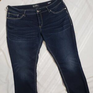 Silver Jeans Suki Mid Slim Size 22/ L 31